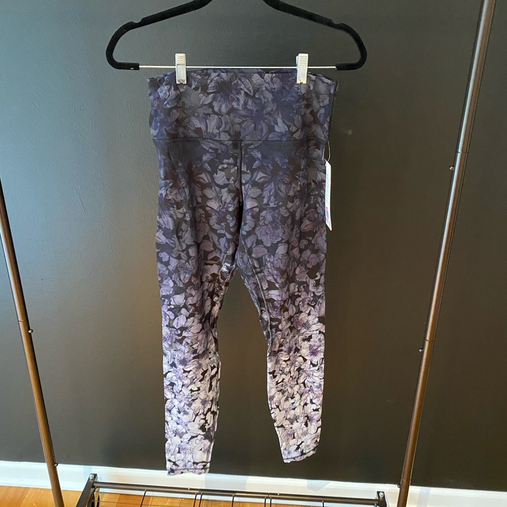 Align leggings, floral print, size 10